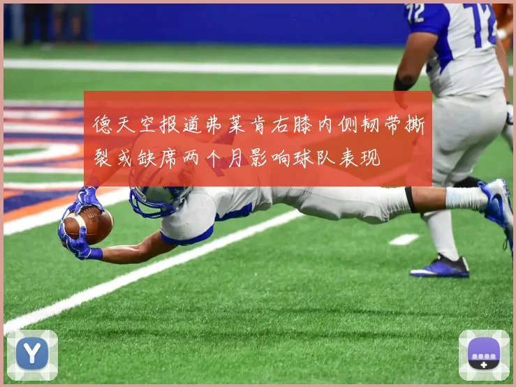 德天空报道弗莱肯右膝内侧韧带撕裂或缺席两个月影响球队表现